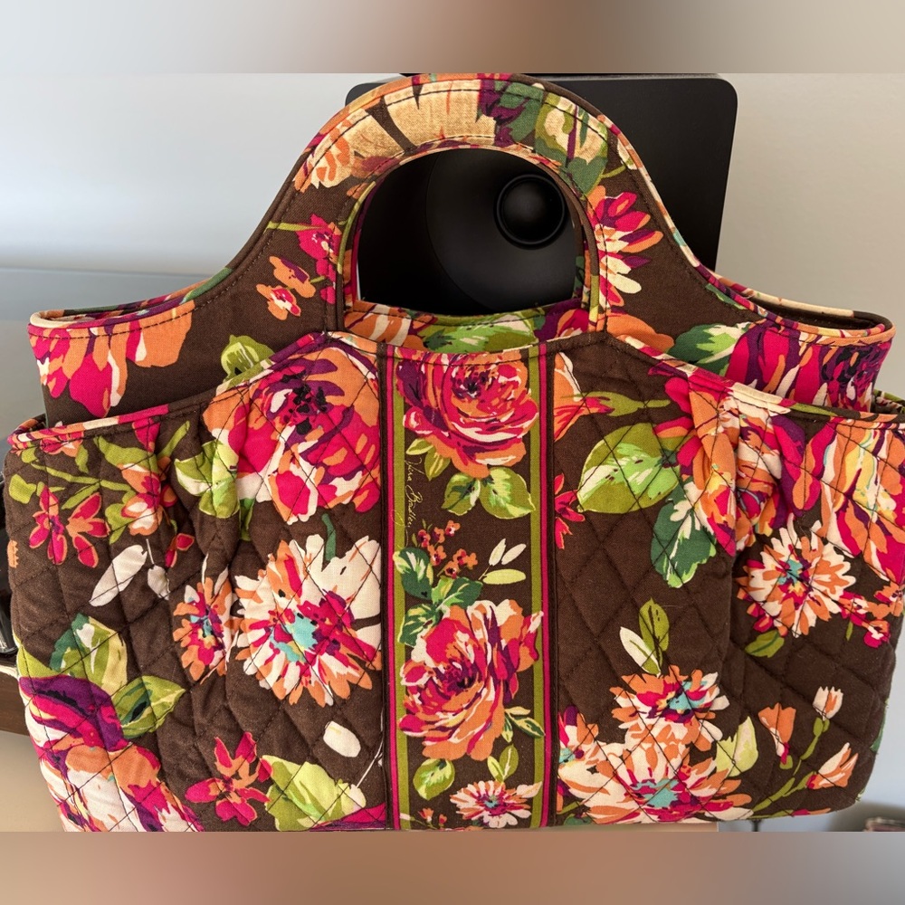 Vera Bradley Abby tote bag in English Rose pattern